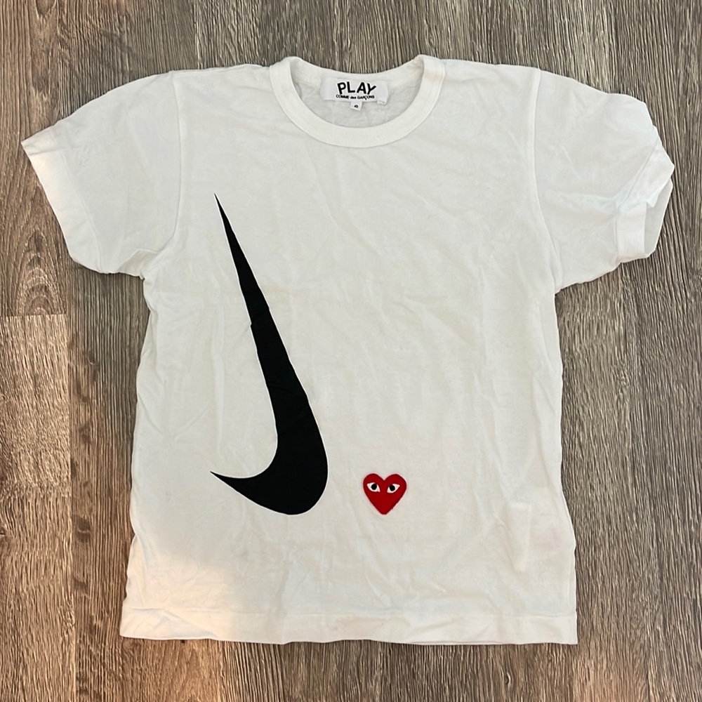 NWOT Nike x Comme des Garçons PLAY T-Shirt 'White'